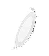 Світильник світлодіодний CFR LED 10 4100К 6Вт коло врізний 220, DELUX (90006811)