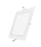 Світильник світлодіодний CFR LED 12 4100К 12Вт квадрат врізний 220, DELUX (90001550)