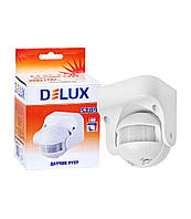 Датчик руху ST09 180° 1200 Вт IP44 білий, DELUX (90011721)
