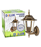 Світильник садово-парковий PALACE A001 60 Вт Е27 чорний/золото, DELUX (90011332)