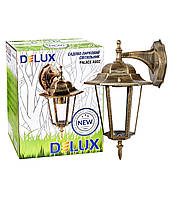 Світильник садово-парковий PALACE A002 60 Вт Е27 чорний/золото, DELUX (90011337)