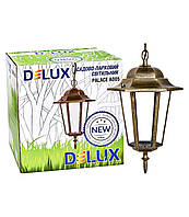 Світильник садово-парковий PALACE A005 60 Вт Е27 чорний/золото, DELUX (90011341)
