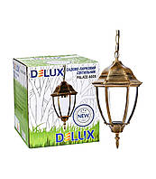 Світильник садово-парковий PALACE A009 60 Вт Е27 чорний/золото, DELUX (90011357)