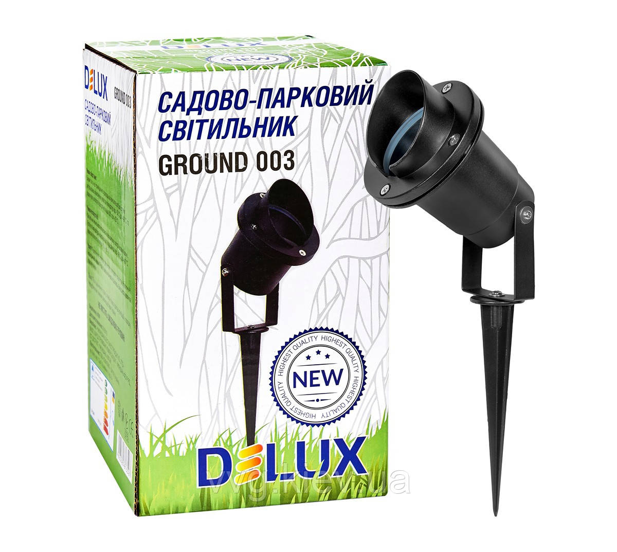Світильник ґрунтовий GROUND 003 50 Вт G5.3 230 V, DELUX (90011347)