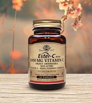 Вітамін С Solgar Ester-C plus Vitamin C 1000 мг 30 таб, фото 2
