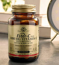 Вітамін С Solgar Ester-C plus Vitamin C 1000 мг 30 таб, фото 2