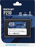Накопитель SSD 2TB Patriot P210 2.5" SATAIII 3D TLC (P210S2TB25), фото 4