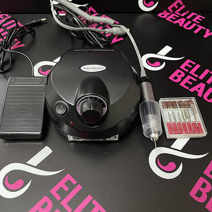 Фрезерна машина для нігтів ZS-601 чорна, фото 1