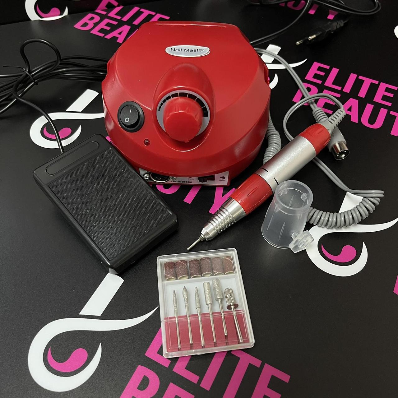 Професійний фрезер для манікюру ZS-601 червоний