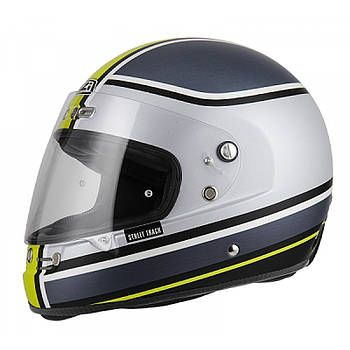 Мотошолом NZI HELMETS STREET TRACK 4 Outline White Yellow