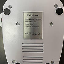 Потужний фрезер для манікюру 45 Вт, білий, фото 4