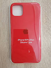 Чохол для Iphone 11 Pro Max Silicone Case Red