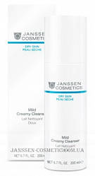 JANSSEN Mild Dry Skin Creamy Cleanser - Очищаюче молочко, 200 мл