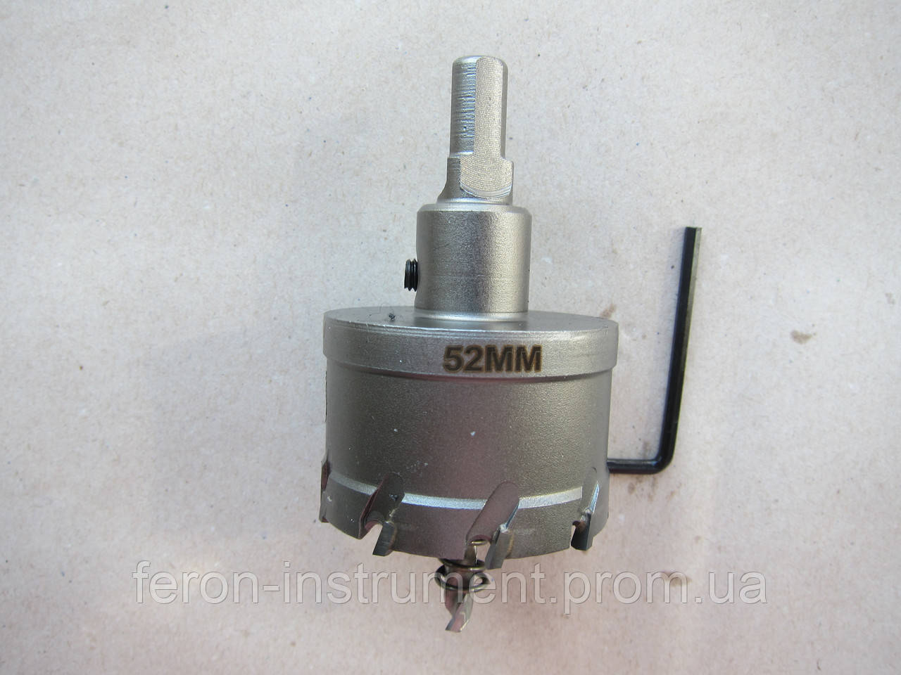 Коронка по металлу универсальная 52 мм - Сверло Корончатое с ...