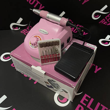 Фрезер для манікюру ZS-603 PRO Pink, 45 Вт рожевий, фото 1