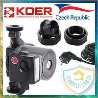 Циркуляционные насосы для систем отопления частного дома для теплого пола гайки KOER KP.GRS-25/4-180 (KP0248)