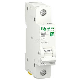 АВТОМАТИЧНІ ВИМИКАЧІ SCHNEIDER ELECTRIC RESI9 ТИП C