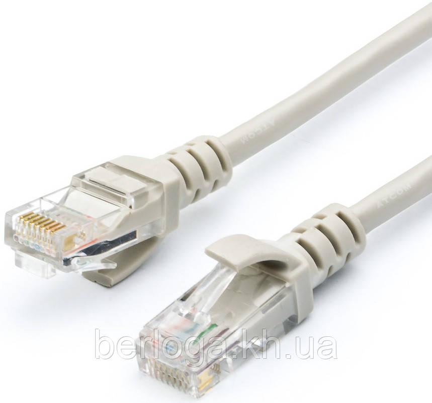 ATcom 9159 ( UTP, RJ45, Cat.5e, 0.5m, сірий )