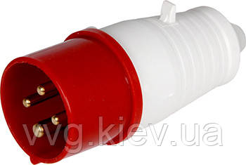 Силова вилка переносна e.plug.pro.4.16, 4п., 380В, 16А (014), E.NEXT (p011004)