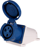 Силова розетка стаціонарна e.socket.pro.3.63, 3п., 220В, 63А (133), E.NEXT (p012003)