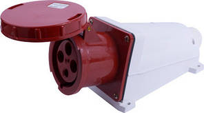 Силова розетка стаціонарна e.socket.144.125.67, 4п., 400В,  125А, IP 67, E.NEXT (p012028)