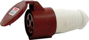 Силова розетка переносна e.socket.pro.4.16, 4п., 380 В, 16 А (214), E.NEXT (p012017)