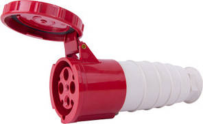 Силова розетка переносна e.socket.pro.4.63, 4п., 380 В, IP 67, 63 А (234), E.NEXT (p012024)