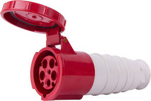 Силова розетка переносна e.socket.pro.5.63, 5п., 380 В, IP 67, 63 А (235), E.NEXT (p012025)