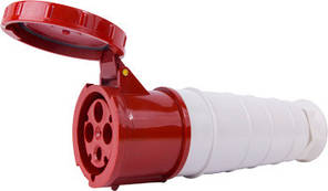 Силова розетка переносна e.socket.pro.4.125, 4п., 380 В, IP 67, 125 А (244), E.NEXT (p012026)