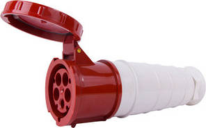 Силова розетка переносна e.socket.pro.5.125, 5п., 380 В, IP 67, 125 А (245), E.NEXT (p012027)