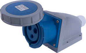 Силова розетка стаціонарна e.socket.123.32.67, 3п., 230В, 32А , IP 67, E.NEXT (i082010)