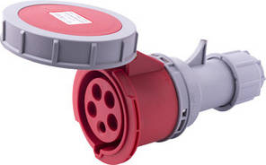 Силова розетка переносна e.socket.225.32.67, 5п., 400 В, 32 А, IP 67, E.NEXT (i082018)