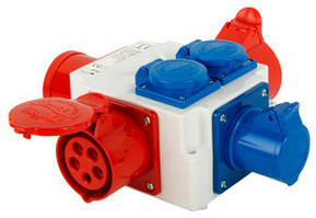 Розгалужувач 32A 3P+N+Z 400V/1x32A 3P+N+Z 400V, 1x16A 3P+N+Z 400V, 3x16A 2P+Z 250V, E.NEXT (410-016)