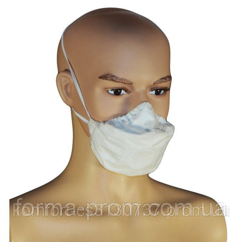 Протиаерозольна фільтруюча напівмаска з іншим ступенем захисту без клапана видиху стандарт 203, фото 1