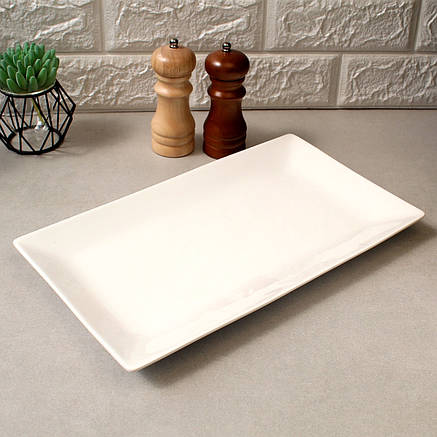 Порцелянове блюдо для суші 12" HLS Extra white 295х145 мм. (W0171), фото 3