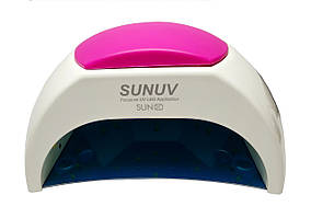Лампа LED UV Sun 2C для манікюру для полімеризації гель лаків, гелів, акрилу кварцові діоди, 2 покоління