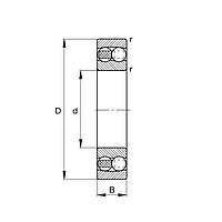 Подшипник 1209 TVH FAG