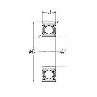 Подшипник 6311 ZZ C3E NSK