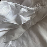 Постільна білизна страйп-сатин Євро комплект з простирадлом на гумці 180 * 200 + 25см Тканина - Бавовна, фото 6
