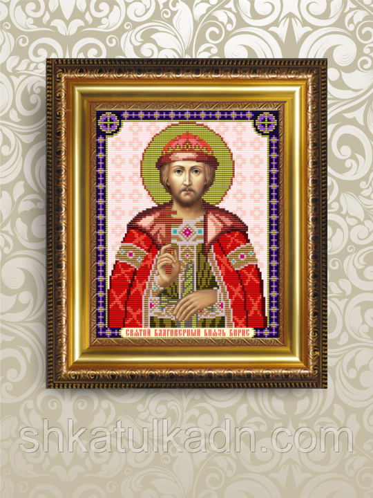 Схема для вишивки бісером Борис