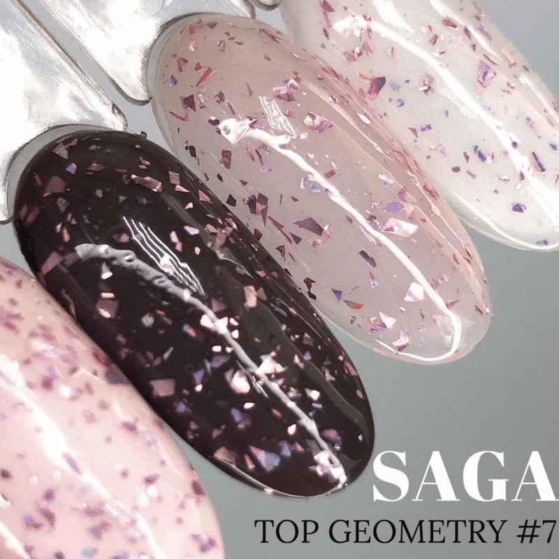 Saga топ без липкого шару Geometry 7, 8 ml