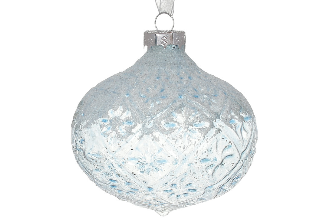 Ялинкова куля з рельєфом, 10см ТОВАР ВІД ВИРОБНИКА