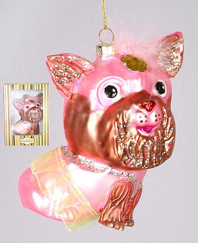 Ялинкова прикраса Собака 10.5см ТОВАР ВІД ВИРОБНИКА