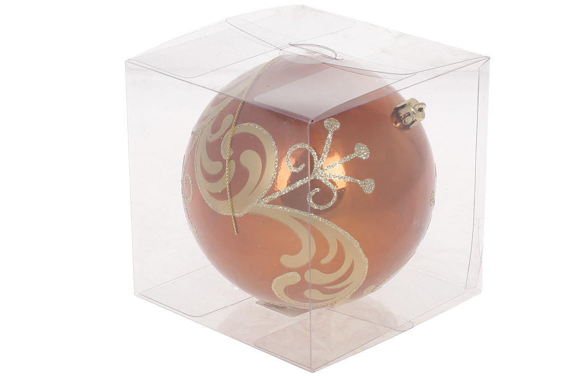 Ялинкова куля 11см з візерунком ТОВАР ВІД ВИРОБНИКА