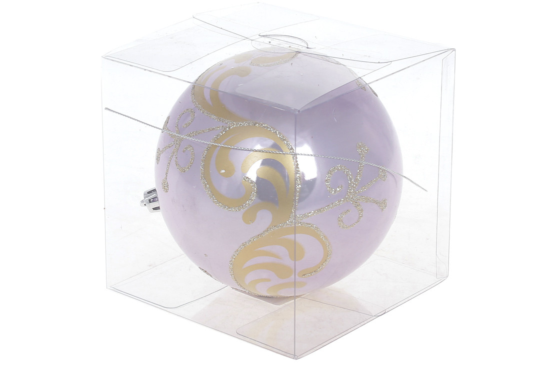 Ялинкова куля 11см з візерунком ТОВАР ВІД ВИРОБНИКА