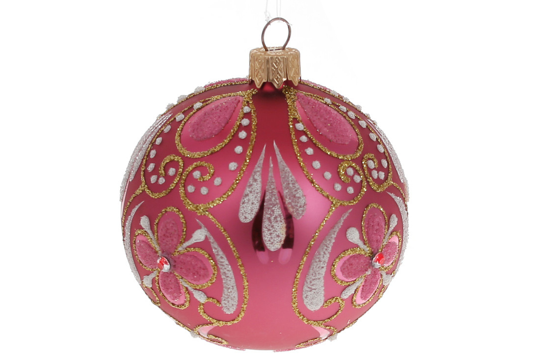 Ялинкова куля з ручним розписом ТОВАР ВІД ВИРОБНИКА