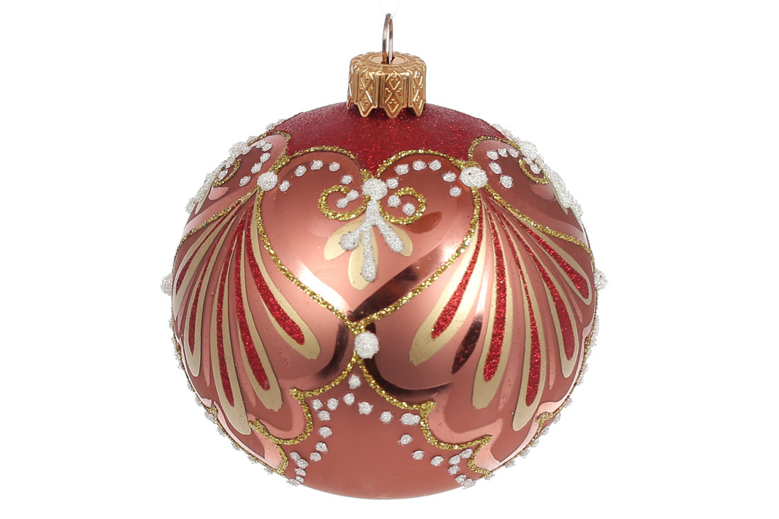 Ялинкова куля з ручним розписом ТОВАР ВІД ВИРОБНИКА