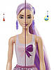 Лялька Барбі з 7 сюрпризами Кольорове перетворення S5 Barbie Color Reveal Doll Glitter Series фіолет (GTR93), фото 7