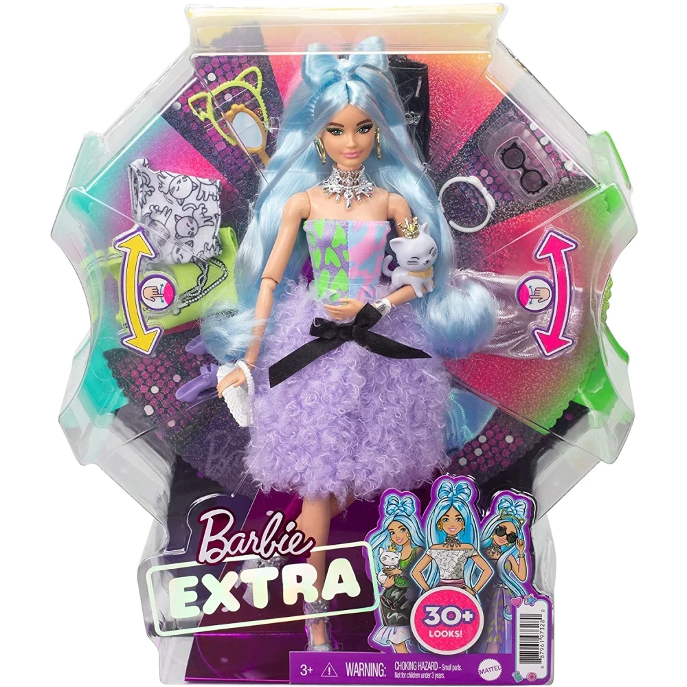 Лялька Барбі Екстра Модниця Делюкс з одягом і аксесуарами 30+ Barbie Extra Deluxe GYJ69