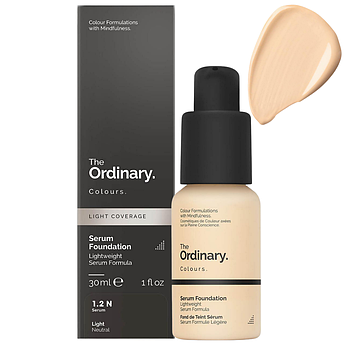 Тональна основа-сироватка The Ordinary Serum Foundation 1.2 N Light SPF 15 30 мл